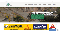 Desktop Screenshot of cemincor.org.ar